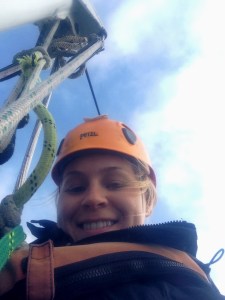 FiRST DAY WAS FRIGHTFUL, BUT TEAMWORK GOT ME TO THE TOP AND NOW HAVE SIGNED UP FOR 7 OF THE 8 LEGS!