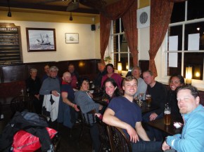 Hmmm it seems we always end up in the pub.