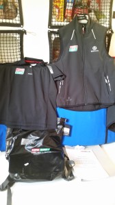 Telemed uniform with long sleeve T-shirt and cap to be picked up Wednesday.