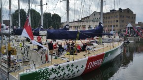 The crew getting ready to do a bit of deep clean.