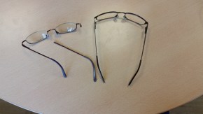 Two pairs of prescription glasses down and 2 to go. One down during level 4 and one down during Prep week. Both not fixable.