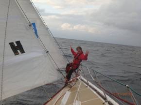 Hal being Hal hoping to get to do something awesome at the bow.