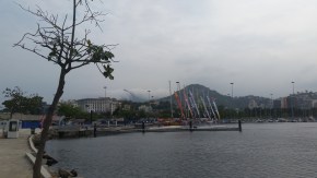 From another distant view with the fog rolling in