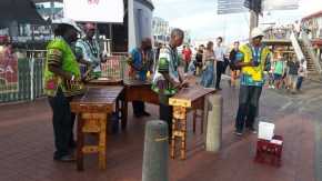 Different groups everywhere and all good and entertaining