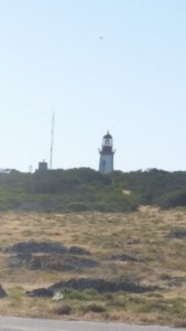 Light House on Robben Island. Tales have it there are many ship wrecks near the Island along with the gold still under the sea.