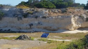 One of the quarries the prisoners worked in.