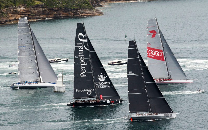 The fleet racing during the SOLAS Big Boat Challenge 2015 - Sydney 15/12/2015 ph. Andrea Francolini