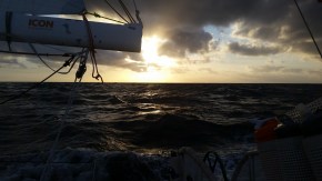 Sunset before the storm