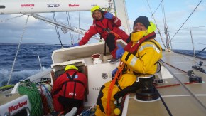 Tony and Alex having fun