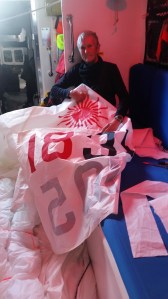 Hey there Fred Schroth, how is this for the use of a laser sail? This was what we cut up to fix the luff on the kite. pretty interesting hun?