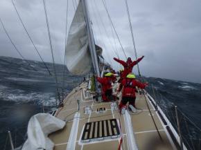 The next day as crew is now in control.