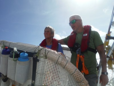 Ryan as my spotter. They have a hard time making me watch the compass and go solely by it.