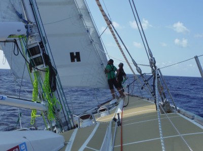 Linda and Mark discussing trim