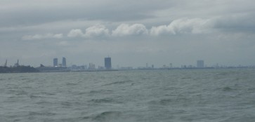 DaNang in the distance