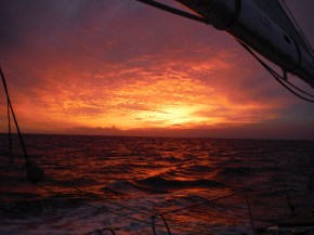 At least the sunset was spectacular!