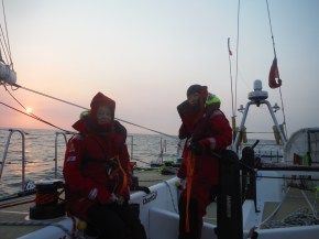 And finally though cold, the seas have calmed.