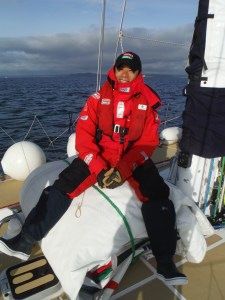 Jason relaxing as we go in!