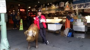 Had to visit a friend in the market while I was there.