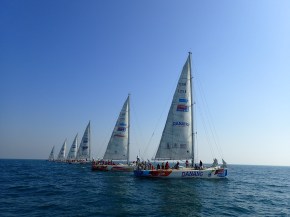 Lining up for Lemans Start