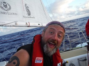 Crew mate Sean likes to get his picture taken. He is closest person to a pirate that we have on board.