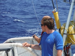 Matt and Justin checking out the competition