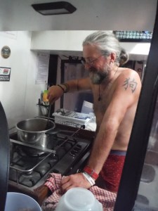 And then there is Sean, master cook and doing an awesome job once again providing good nourishment.