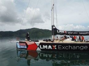 LMax coming into refuel stop as we left.