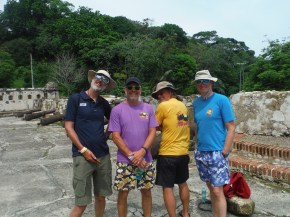 Gruesome foursome Neil, Justin, Sean and John.