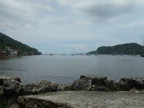 Much bigger view of the harbor and further down from the entrance.