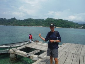 Working to get a ride back. 